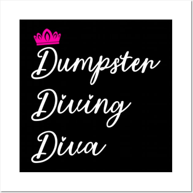 Dumpster Diving Diva Wall Art by GreenCraft